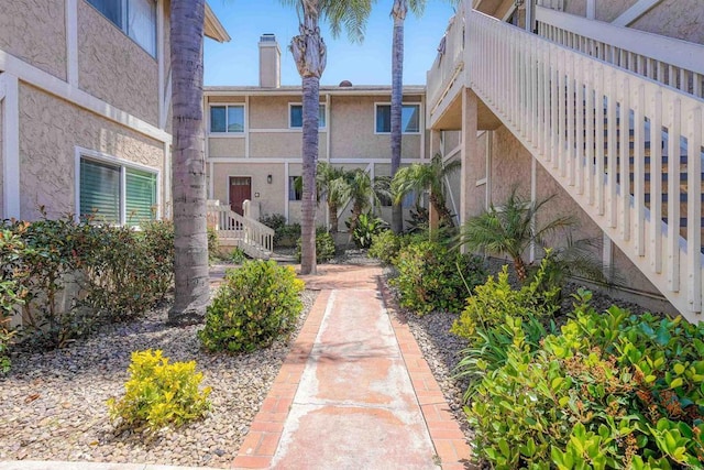 1025 4th Ave Unit 8, Chula Vista, CA 91911 - doorway to property with stucco siding and a chimney