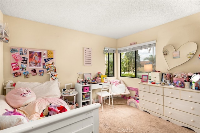 3516 Landsford Way, Carlsbad, CA 92010 - carpeted bedroom featuring a textured ceiling