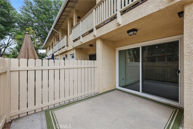 8121 Canby Ave Unit 4, Reseda, CA 91335 - view of patio with a balcony
