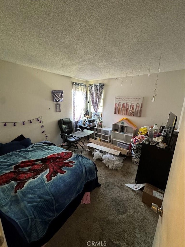 45529 Sancroft Ave, Lancaster, CA 93535 - carpeted bedroom featuring a textured ceiling
