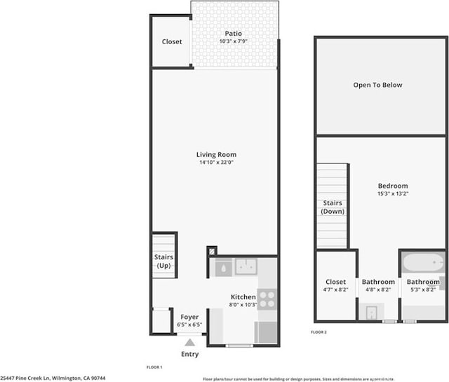 25447 Pine Creek Ln, Wilmington, CA 90744 - property floor plan