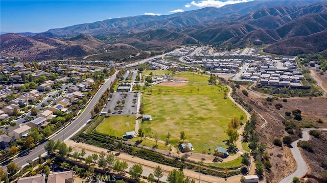 11066 Guffey Ranch Way, Corona, CA 92883 - aerial overview of property's location featuring nearby suburban area and mountains