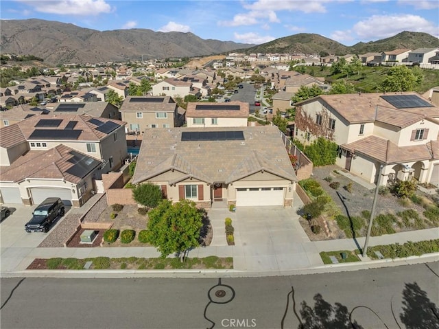 11066 Guffey Ranch Way, Corona, CA 92883 - aerial view of residential area featuring a mountain backdrop