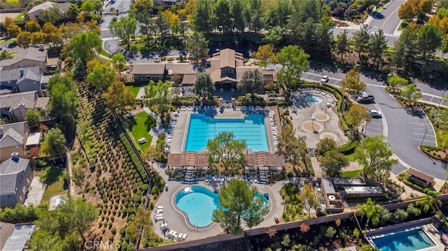 11066 Guffey Ranch Way, Corona, CA 92883 - aerial overview of property's location with a pool area