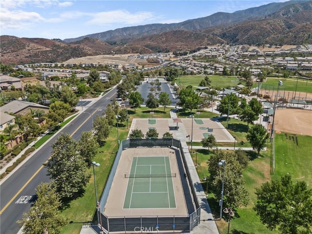 11066 Guffey Ranch Way, Corona, CA 92883 - aerial view of residential area featuring a mountain backdrop