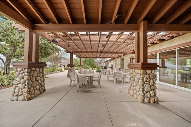 11066 Guffey Ranch Way, Corona, CA 92883 - view of patio / terrace featuring outdoor dining space
