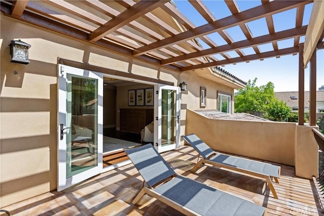 1202 Duke Ln, Walnut, CA 91789 - view of patio with a pergola