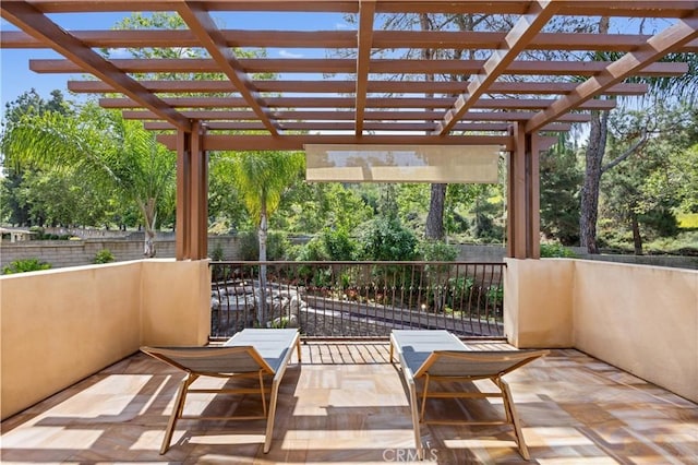 1202 Duke Ln, Walnut, CA 91789 - view of patio with a pergola
