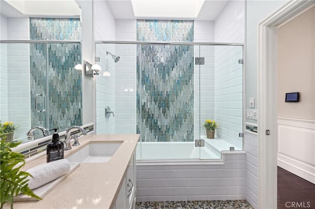 1202 Duke Ln, Walnut, CA 91789 - bathroom featuring vanity and tiled shower / bath