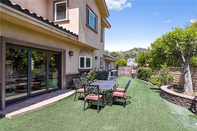 1202 Duke Ln, Walnut, CA 91789 - view of yard with outdoor dining space
