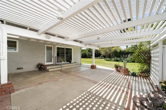 1424 E Vine Ave, West Covina, CA 91791 - view of patio with a pergola
