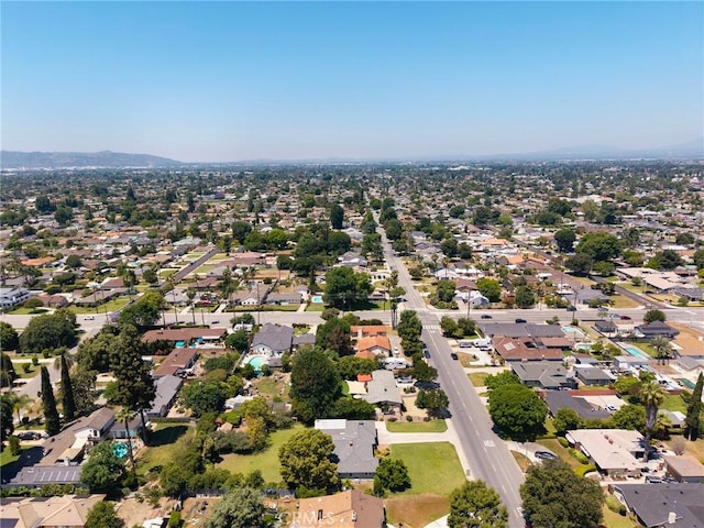 1424 E Vine Ave, West Covina, CA 91791 - aerial perspective of suburban area with a mountain backdrop