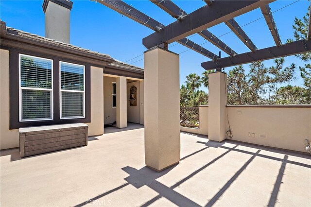 18976 Rockinghorse Ln, Huntington Beach, CA 92648 - view of patio featuring a pergola