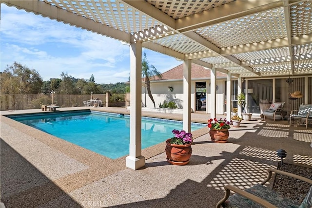 21166 E Rimpath Dr, Covina, CA 91724 - view of pool featuring a pergola and a patio