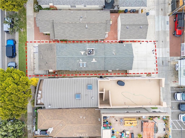 1518 Ocean Ave, Seal Beach, CA 90740 - aerial view of property and surrounding area with property boundaries highlighted