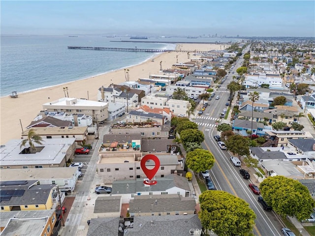 1518 Ocean Ave, Seal Beach, CA 90740 - aerial view of property and surrounding area with expansive beach