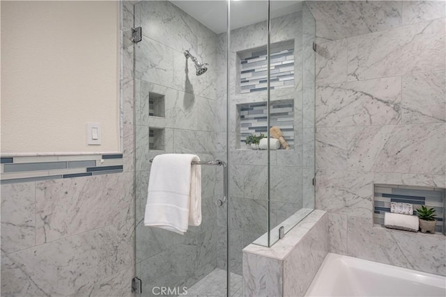 1518 Ocean Ave, Seal Beach, CA 90740 - full bath featuring a shower stall and a tub to relax in