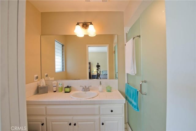 4252 Fair Ave Unit 2, North Hollywood, CA 91602 - bathroom featuring a shower stall and vanity