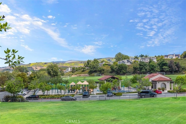 2818 Via Blanco, San Clemente, CA 92673 - view of community featuring a lawn and a mountain view