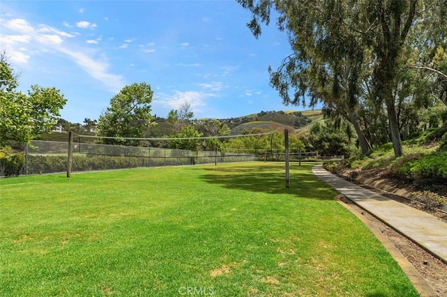 2818 Via Blanco, San Clemente, CA 92673 - view of community with volleyball court, a yard, and a mountain view