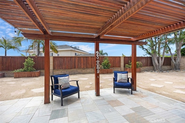 2818 Via Blanco, San Clemente, CA 92673 - fenced backyard featuring a patio area and a pergola