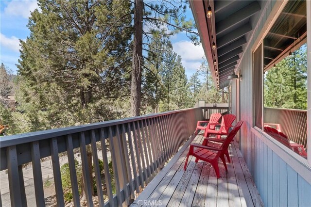 42646 Constellation Dr, Big Bear Lake, CA 92315 - view of wooden deck