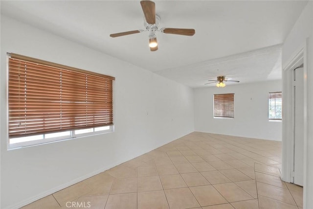 1507 4th St, Norco, CA 92860 - spare room with ceiling fan and light tile patterned floors