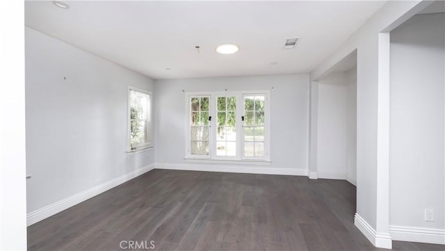 1541 N Stanley Ave, Los Angeles, CA 90046 - spare room with wood finished floors and baseboards