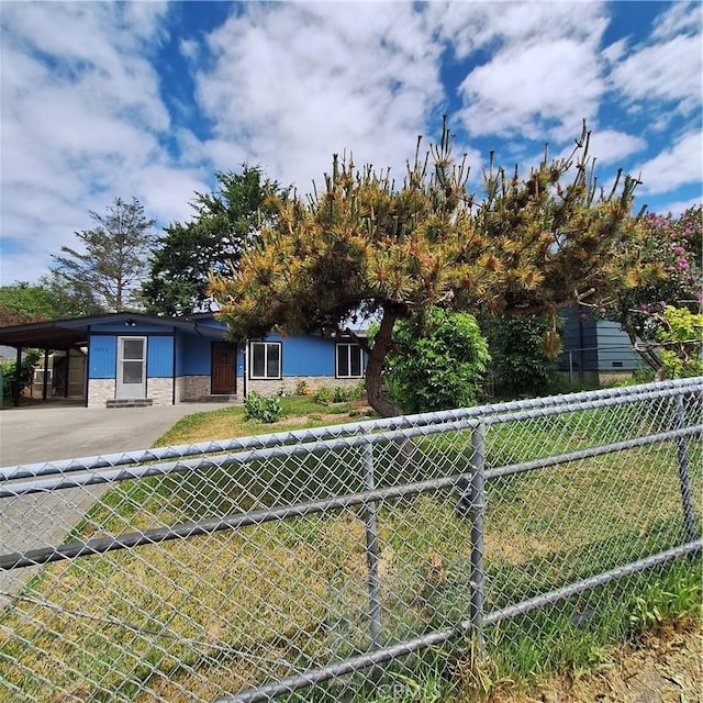 3473 Mclean St, Eureka, CA 95501 - view of front of house featuring a carport and driveway
