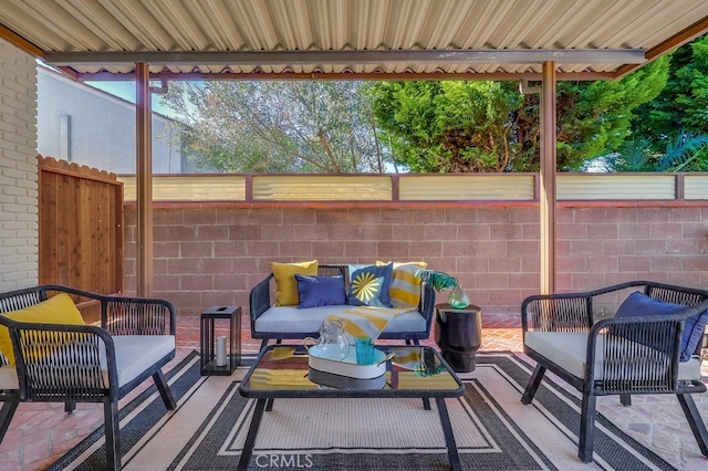 3562 N Studebaker, Long Beach, CA 90808 - view of patio with an outdoor hangout area