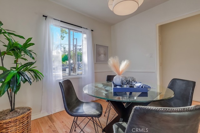 3562 N Studebaker, Long Beach, CA 90808 - dining area with light wood finished floors and baseboards