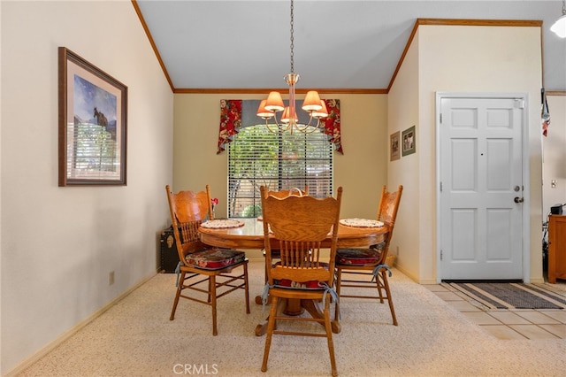 73 Mockingbird Ln, Templeton, CA 93465 - dining room with ornamental molding and a chandelier
