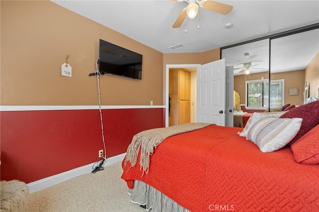73 Mockingbird Ln, Templeton, CA 93465 - bedroom with baseboards and ceiling fan