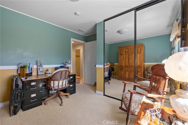 73 Mockingbird Ln, Templeton, CA 93465 - carpeted office space with baseboards
