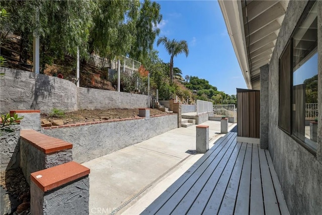 12235 Circula Panorama, North Tustin, CA 92705 - view of patio with a deck