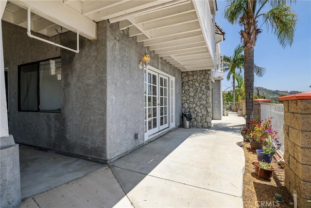 12235 Circula Panorama, North Tustin, CA 92705 - view of patio / terrace featuring french doors