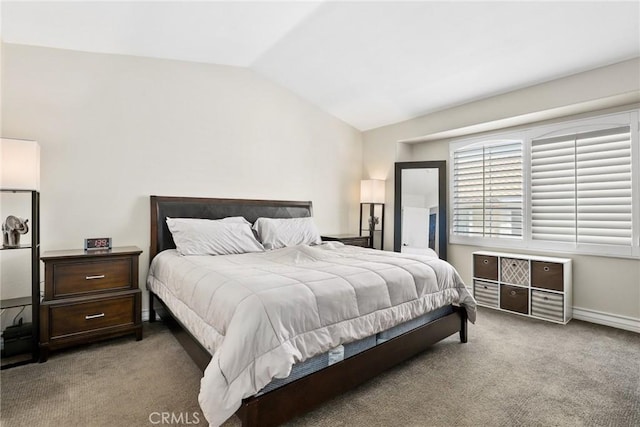 18102 Flynn Dr Unit 4602, Canyon Country, CA 91387 - carpeted bedroom featuring lofted ceiling