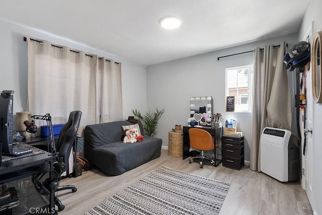 158 W Del Amo Blvd, Long Beach, CA 90805 - home office with wood finished floors