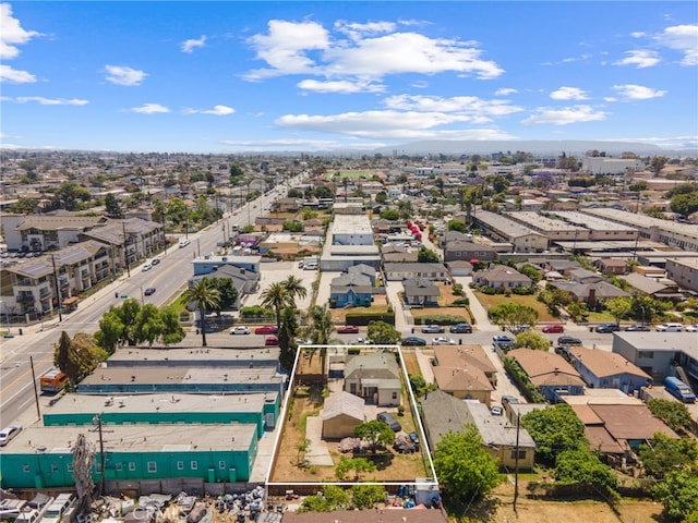 1415 W 104th St, Los Angeles, CA 90047 - aerial view of residential area with property parcel outlined