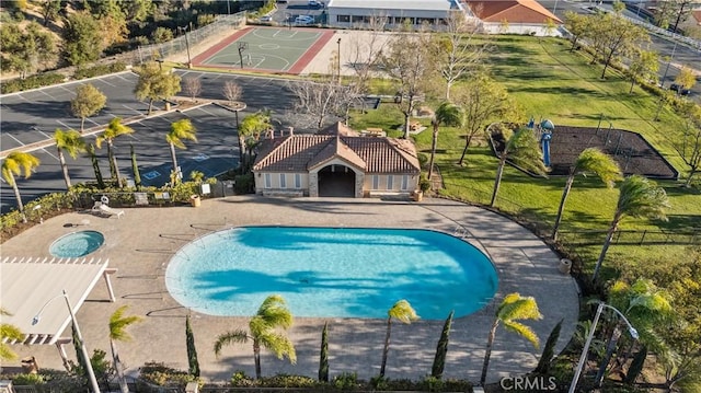 19752 Sierra Meadows Ln, Porter Ranch, CA 91326 - view of community pool