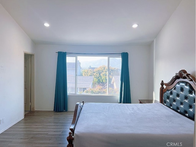 410 Russell Ave Unit C, Monterey Park, CA 91755 - bedroom with wood finished floors, recessed lighting, and baseboards