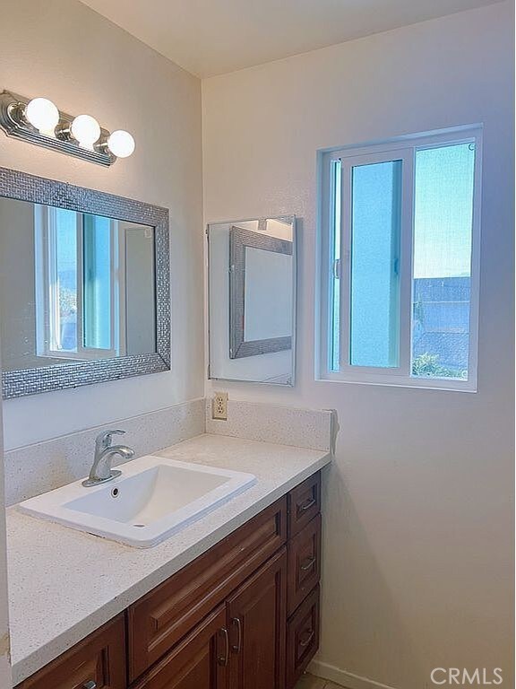 410 Russell Ave Unit C, Monterey Park, CA 91755 - bathroom featuring plenty of natural light and vanity