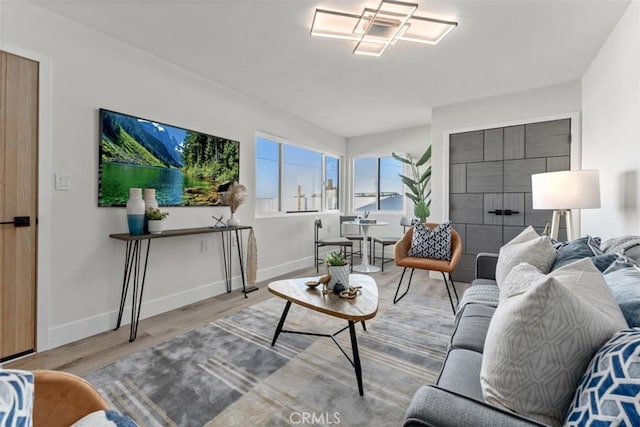 60468 Latham Trl, Joshua Tree, CA 92252 - living room with light wood finished floors and baseboards