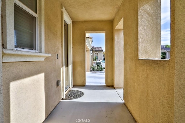 3235 E Olympic Dr, Ontario, CA 91762 - view of exterior entry featuring stucco siding