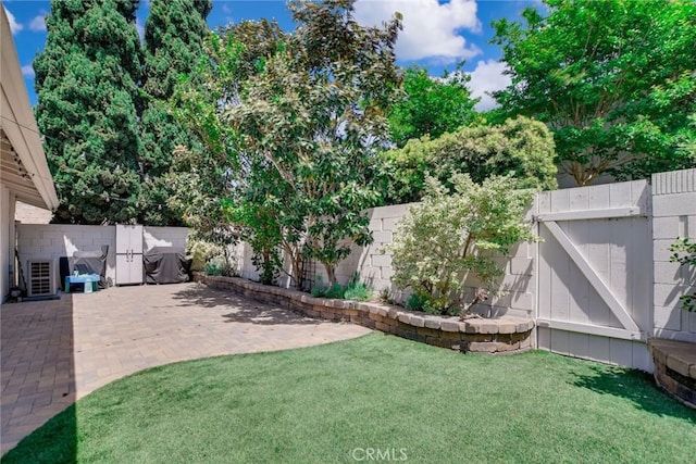 2486 Napoli Way, Costa Mesa, CA 92627 - view of yard featuring a patio area and a gate