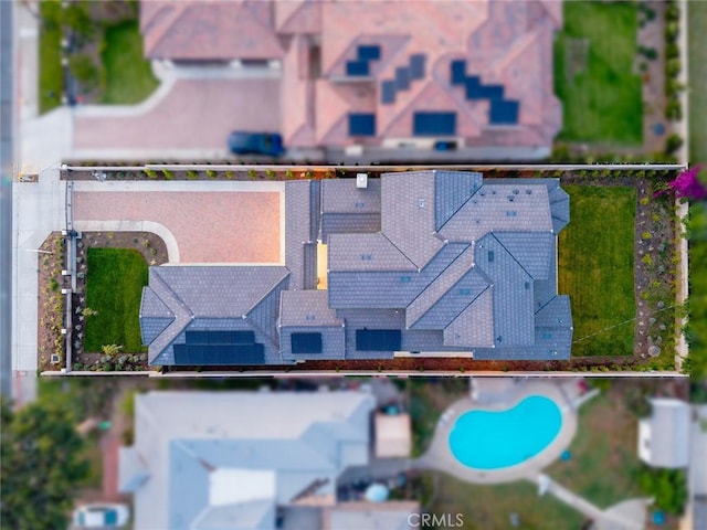 4840 Temple City Blvd, Temple City, CA 91780 - view of property location with a pool area and property parcel outlined