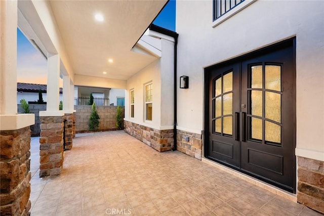 4840 Temple City Blvd, Temple City, CA 91780 - view of patio with french doors