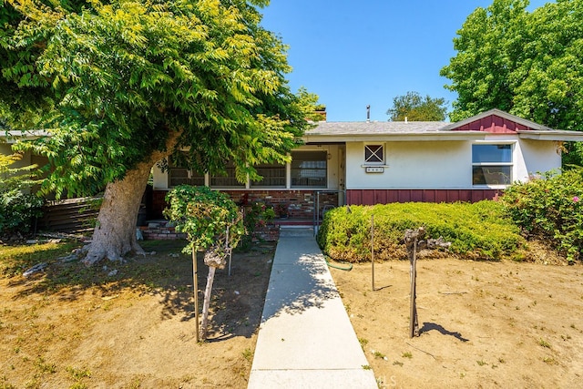 2407 E Walnut Crk, West Covina, CA 91791 - view of front of home featuring covered porch and stucco siding