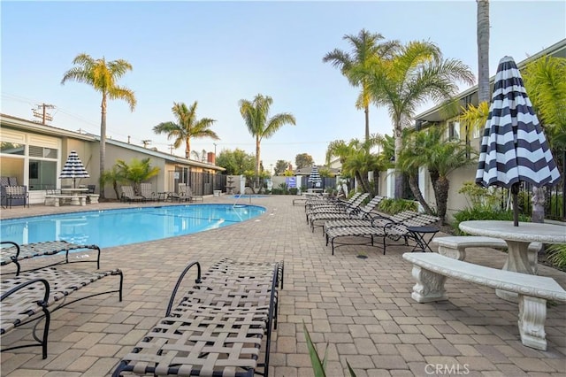 1741 Tustin Ave Unit 5, Costa Mesa, CA 92627 - community pool featuring a patio