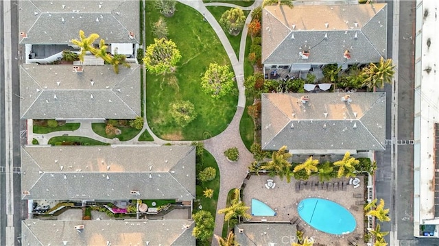 1741 Tustin Ave Unit 5, Costa Mesa, CA 92627 - drone / aerial view of a pool